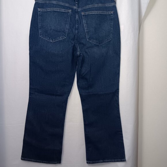 J. CREW BUTTON FLY MID RISE FLARE CROP JEANS - Picture 8 of 11